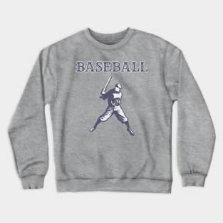 Baseball Player Vintage Batter Crewneck Sweatshirt